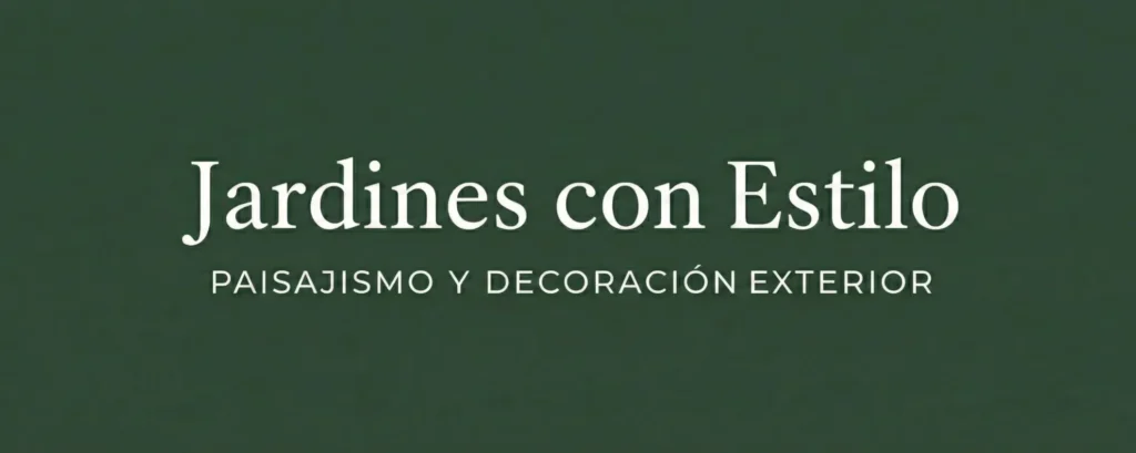 Logotipo de Jardines con Estilo