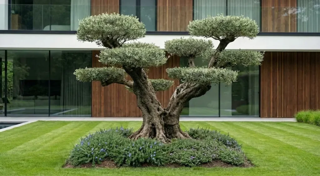 tipo de poda en bandeja de olivo centenario