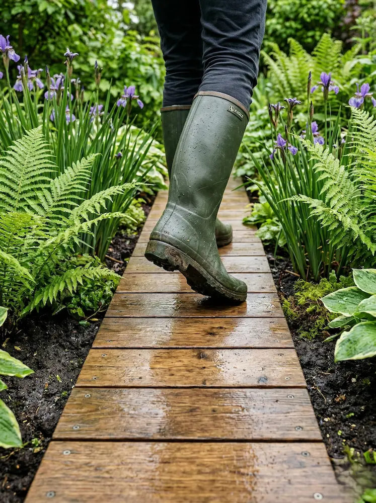 helecho lirios para zonas encharcadas