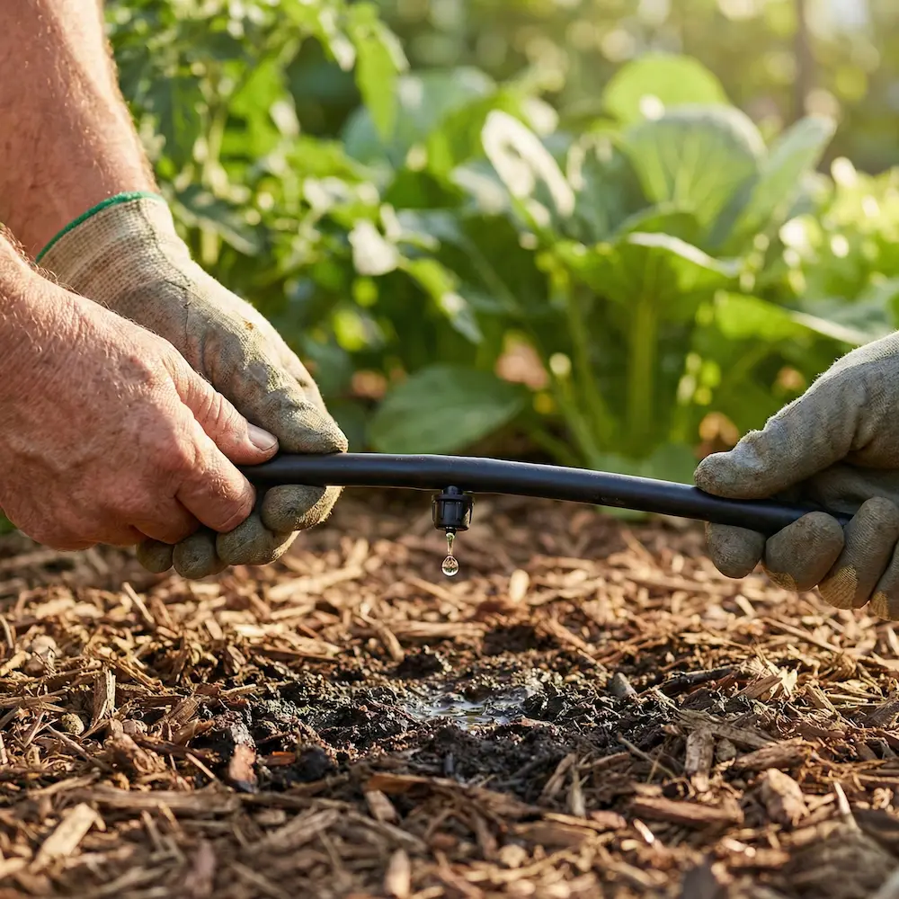 revisando la red riego, una labor fundamental de cara a la primavera