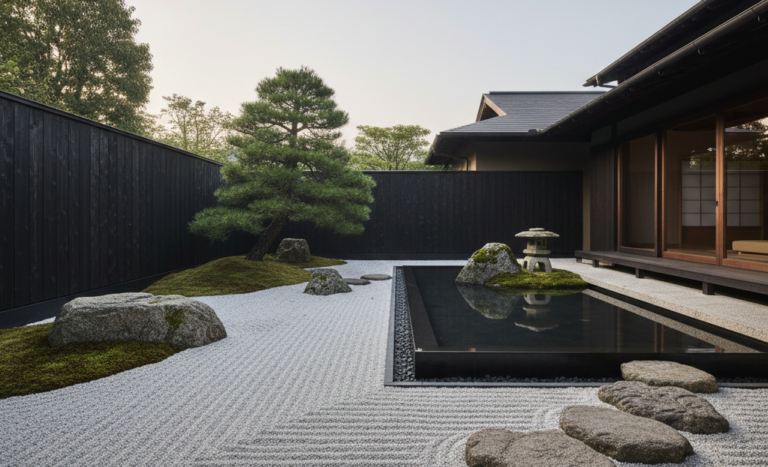 jardín japonés moderno