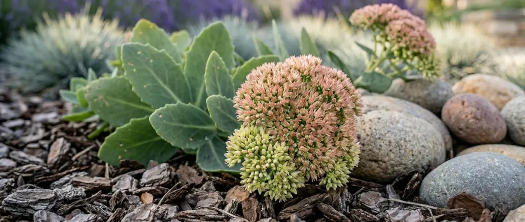 sedum de otoño quizás la planta con menor mantenimiento en el jardín