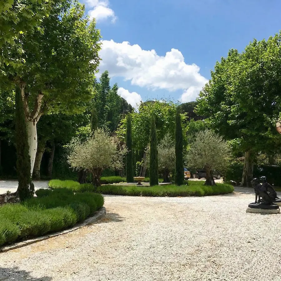 composición de jardin clásico formal en castilla