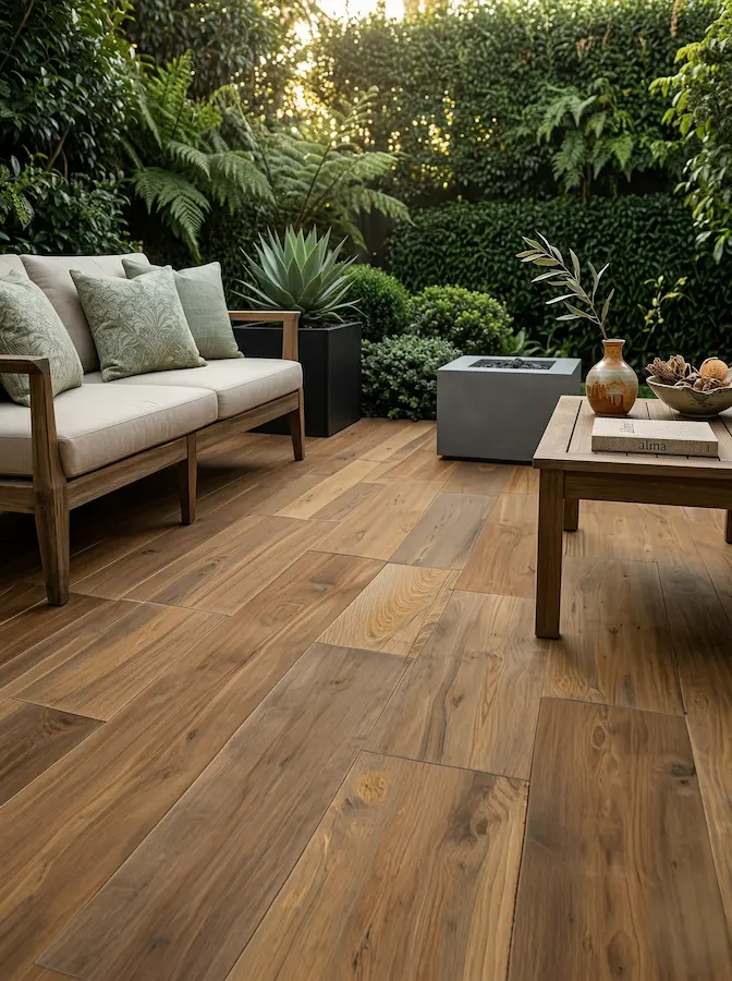 suelo técnico imitación madera pulida