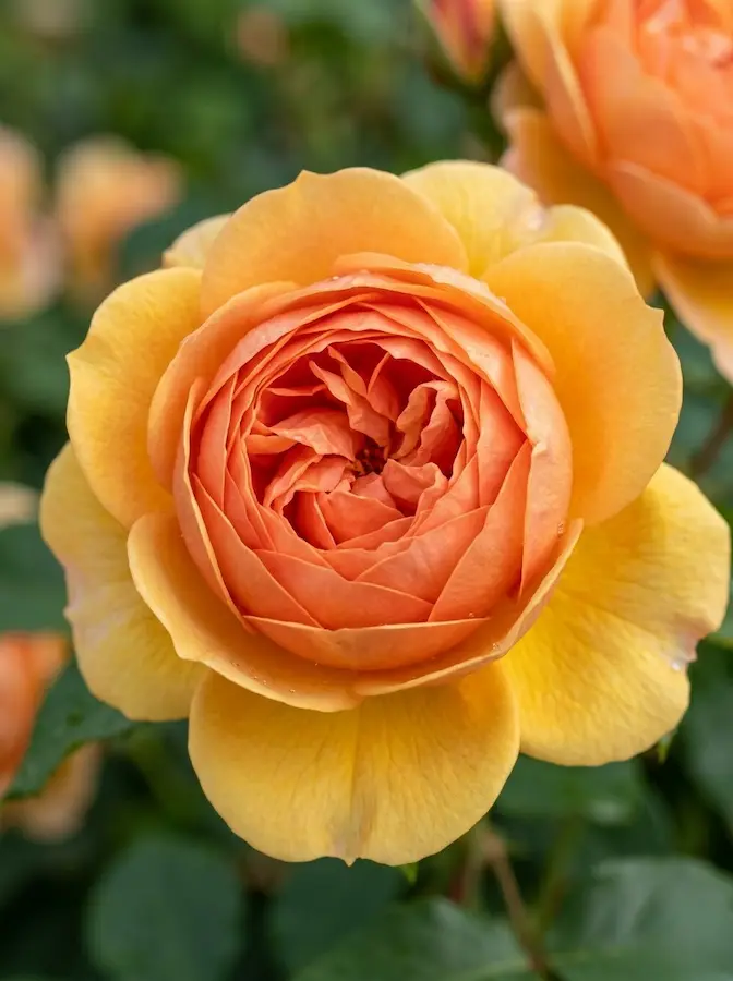 El contraste cromático entre el interior y el exterior de sus pétalos genera una vibración visual que destaca incluso a gran distancia