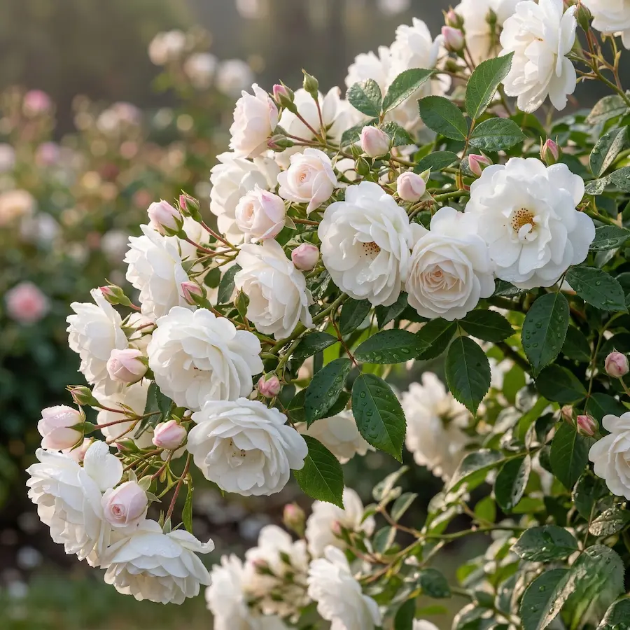 rosal iceberg blanco elegante