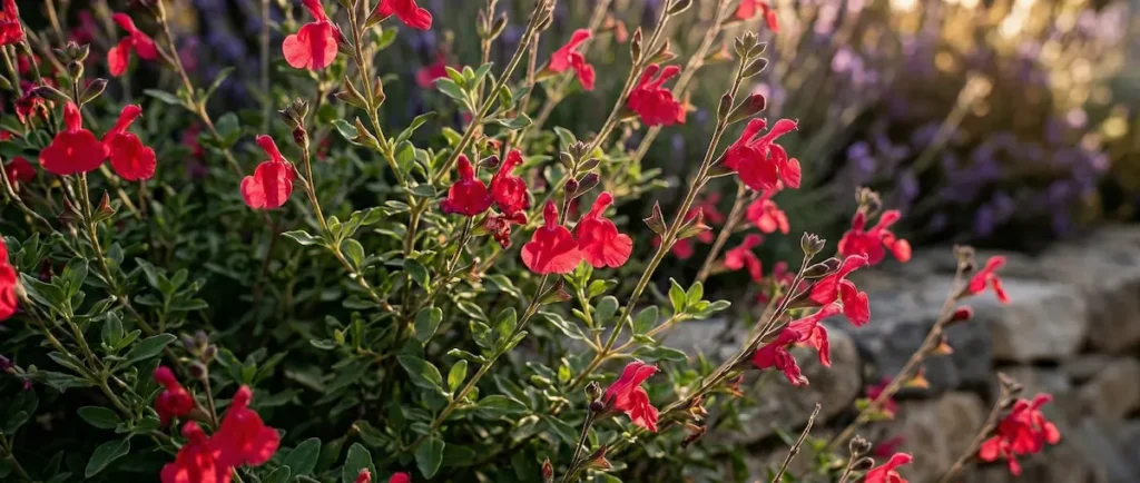 salvia microphylla un toque cálido en un jardín sostenible