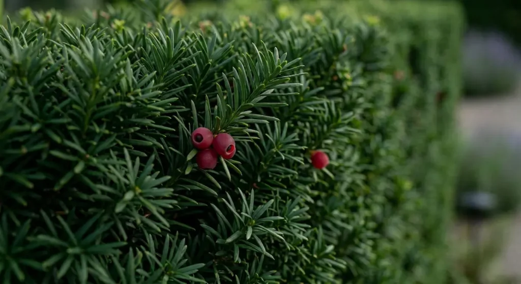 detalle de taxus baccata