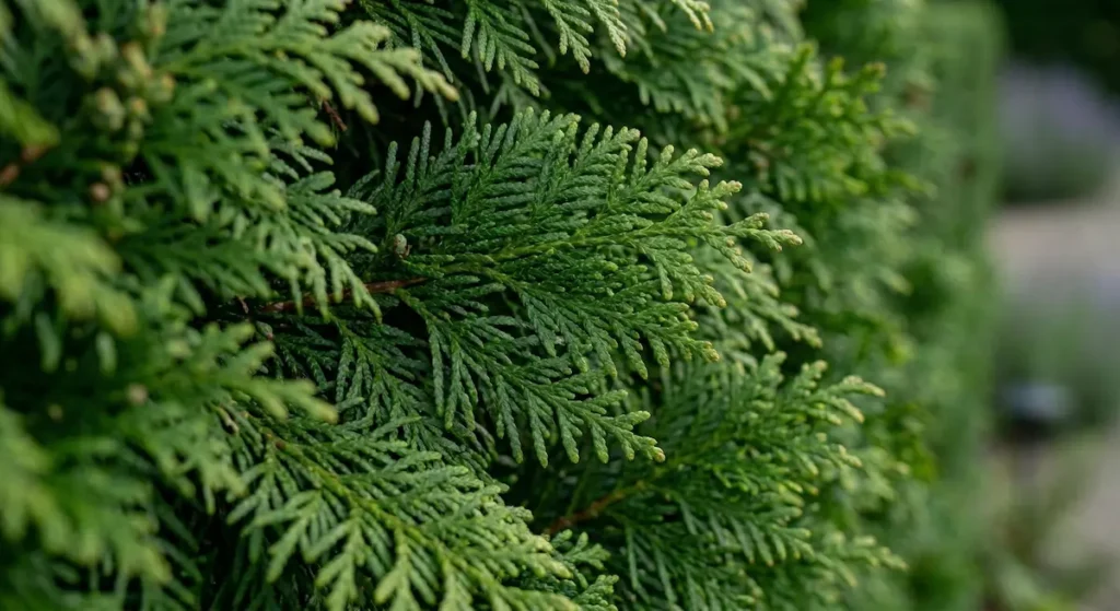 detalle de thuya plicata