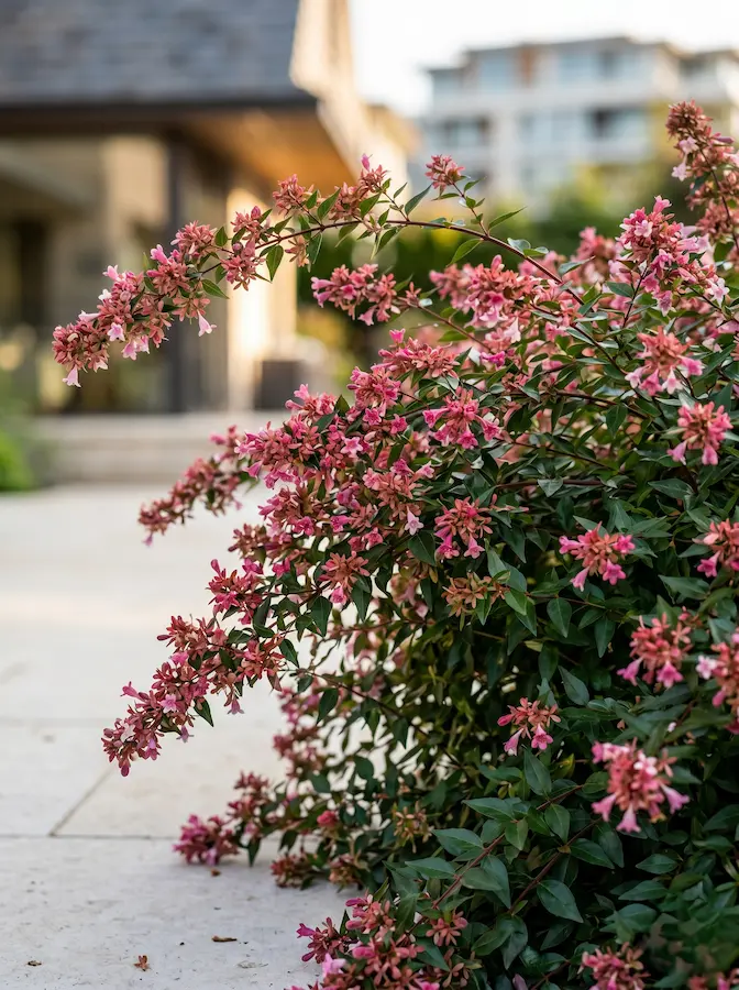 Variedad destacada por sus panículas compactas de flores en tono rubí-rosado intenso, con un perfume picante y similar al clavo