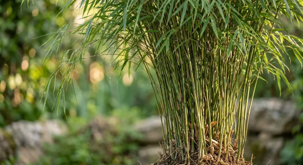 fargesia murielae detalle de cañas 