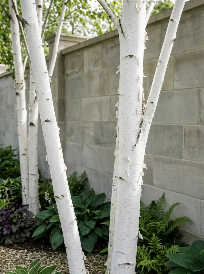 La fuerza del 'Doorenbos' reside en su textura dérmica. En la composición, su tronco actúa como un reflector natural de luz