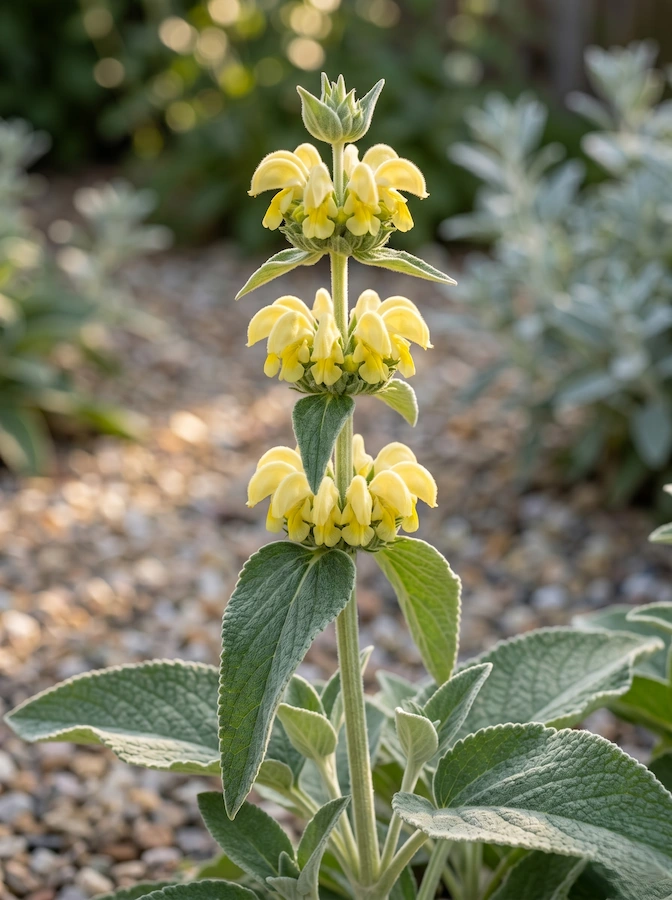 Phlomis russeliana detalle flor