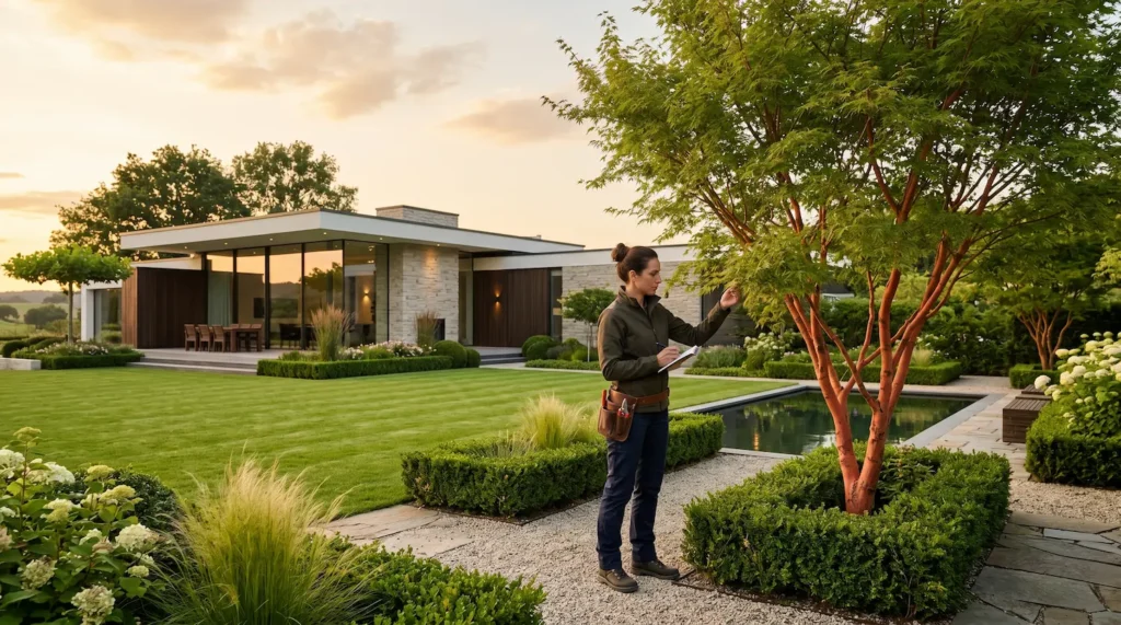Entre otras labores del buen jardinero es el cuidado con mimo de cualquier detalle simple en los elemntos vegetales