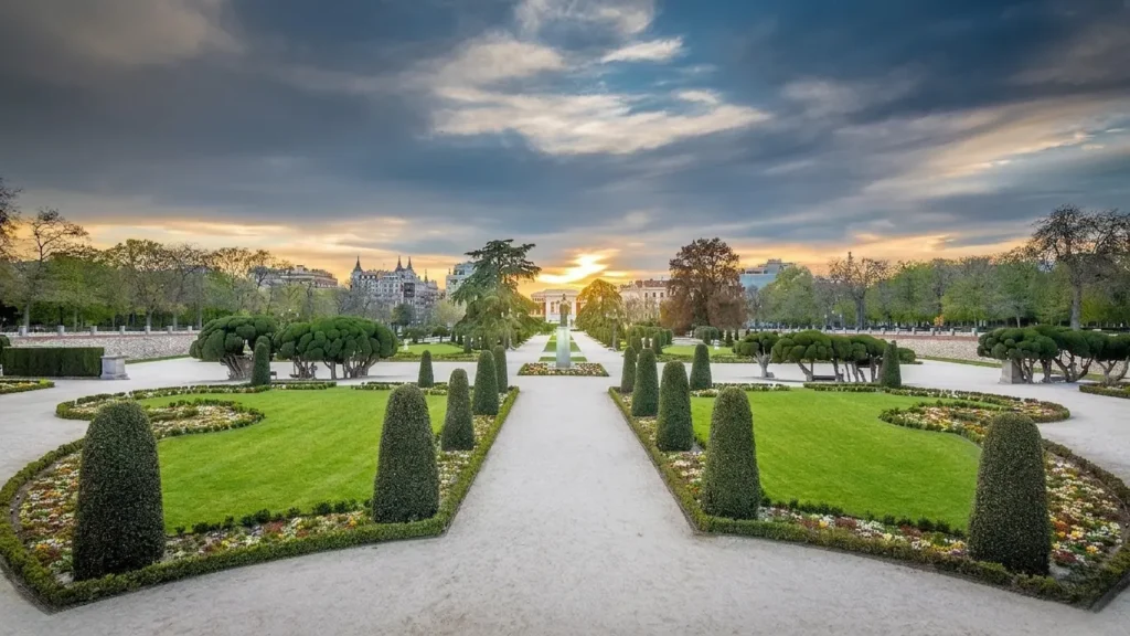 parterre de el Parque de El Retiro