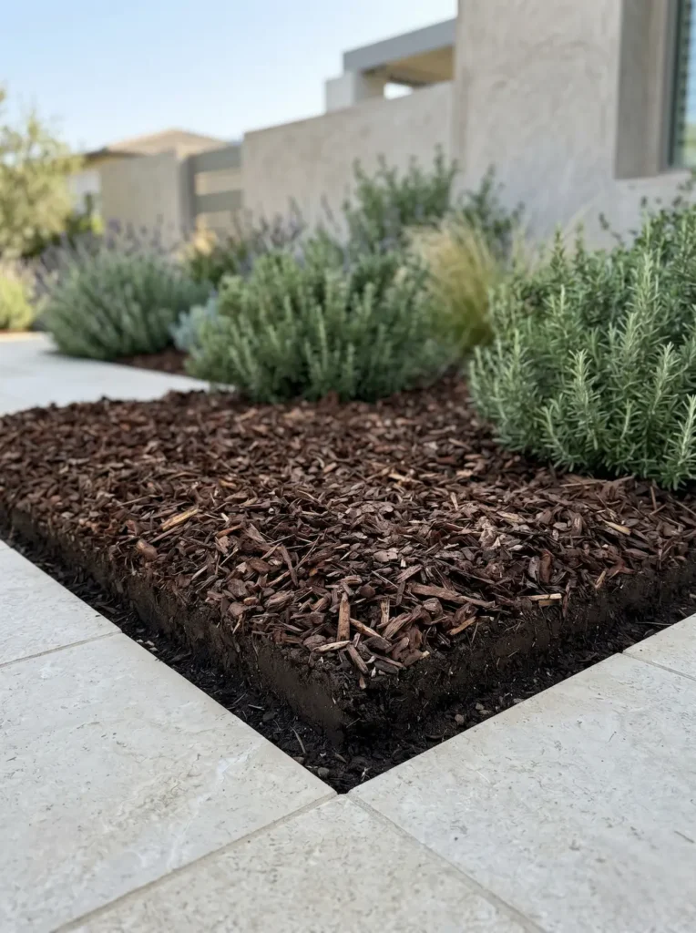calidad de suelo 2 jardinesconestiloblog Capas de suelo y acolchado orgánico en un parterre diseñado con criterios de excelencia técnica