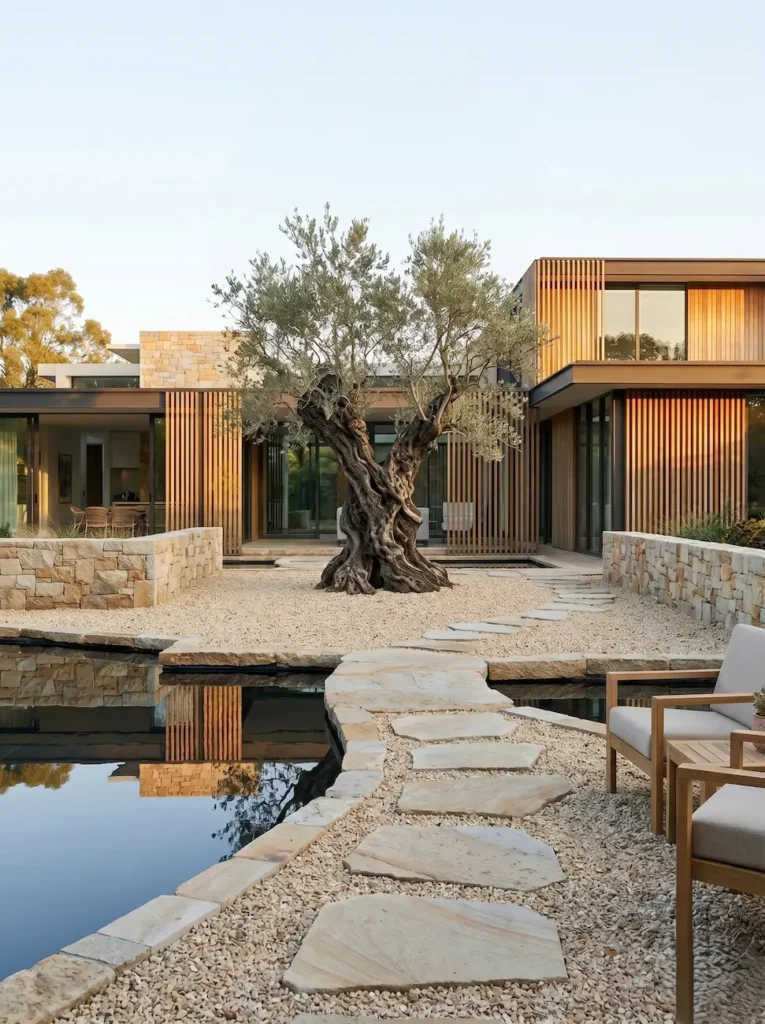 olivo ejemplar árboles jardinesconestiloblog olivo centenario como punto focal en jardín mediterráneo