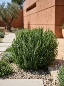romero en lecho de grava 