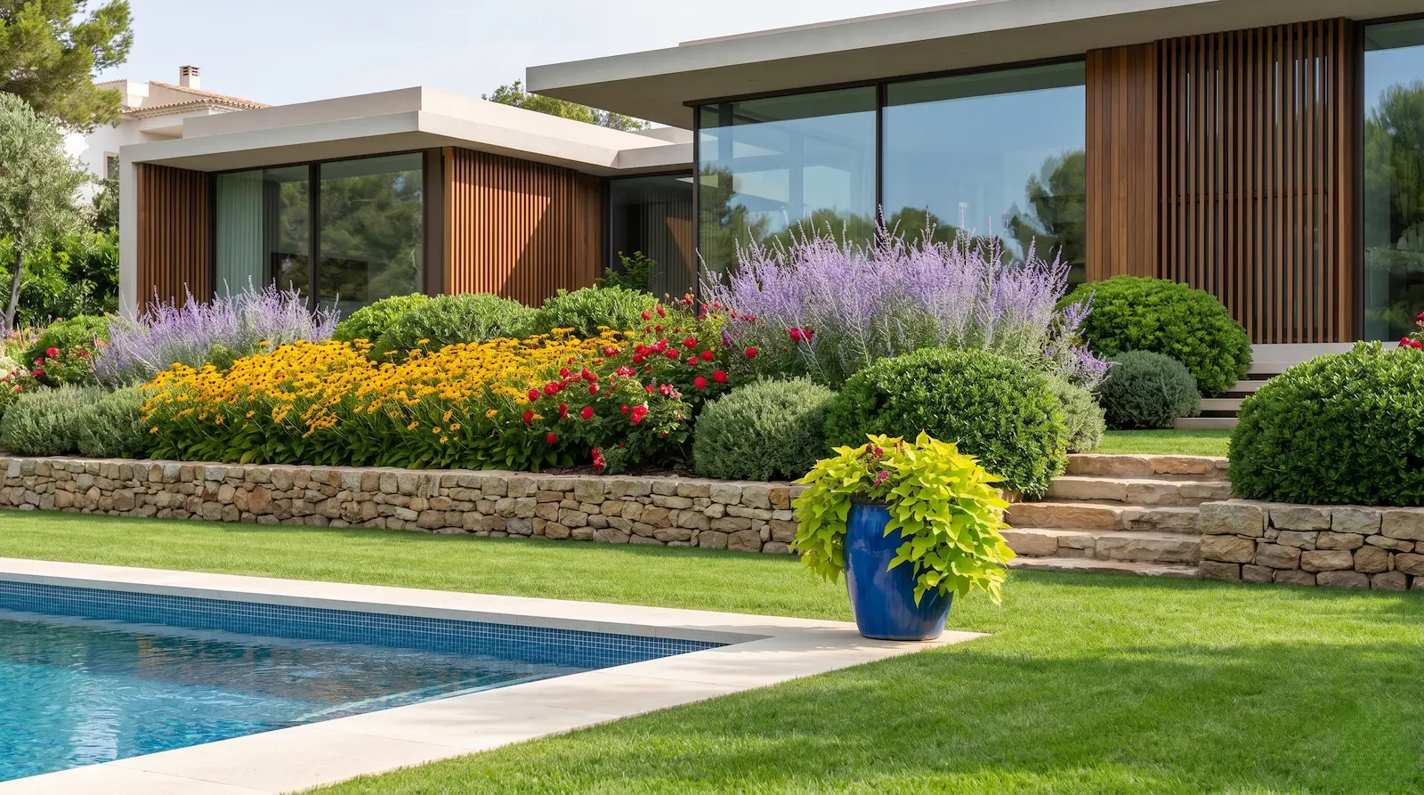 desniveles 5 jardinesconestiloblog Desniveles 5 Ingeniería Topográfica Y Transición Botánica La Resolución De Desniveles En La Arquitectura Contemporánea