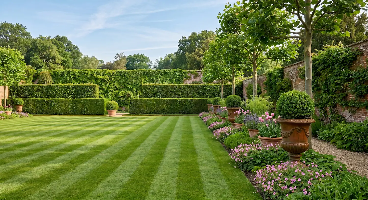 jardin clasico frances jardinesconestiloblog Jardin Clasico Frances El Jardín Clásico Romántico Geometría Piedra Y Exuberancia Floral