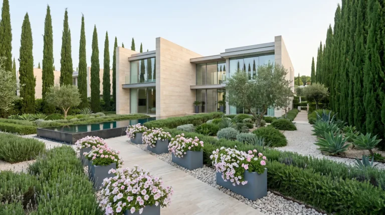 Jardin Toscano Moderno Reinterpretación Reinterpretación Moderna Del Paisajismo Toscano Líneas Purificadas Y Materia Noble