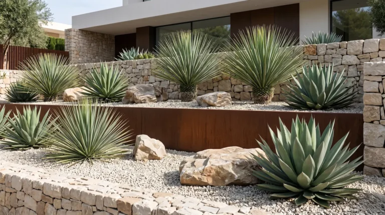 Terrazas Con Grava Y Suculentas Grava Roca Y Silueta El Arte De Componer Paisajes Minimalistas En Zonas De Sequía Extrema